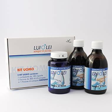 LUI o LEI kit UOMO (120 cps + 2x300 ml)