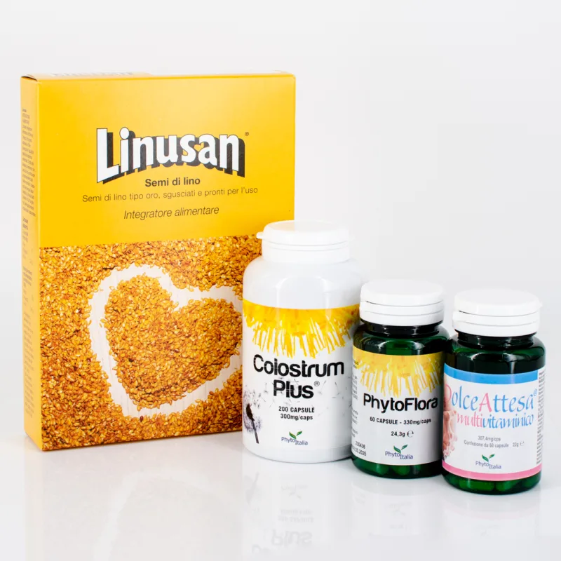 OC011 | Pregnancy (DolceAttesa + Linusan 500g + Colostrum plus + PhytoFlora)